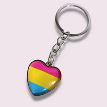 Load image into Gallery viewer, A unique gift for the LGBTQ+ individuals, lets show some pride. Material: Enamel and zinc alloy. Pendant size roughly 2.8cm
