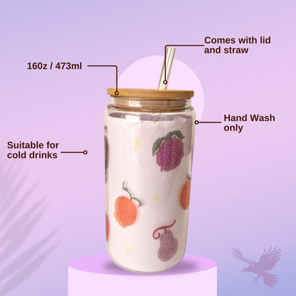 One Piece inspired Fruit Libby Glass