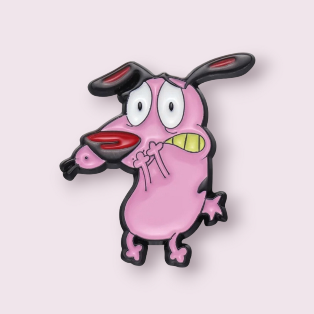 Courage The Cowardly Dog Inspired Pin