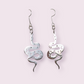 These gorgeous snake earrings are sure to spice up your style. They are made of stainless steel charm and nickel free hooks. Pendant size roughly 4.5x2.0cm