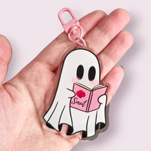 Load image into Gallery viewer, Smutty Ghost Acrylic Keyring
