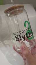 Load and play video in Gallery viewer, Harry Potter Inspired Slytherin Quidditch Glass (Glass Only)
