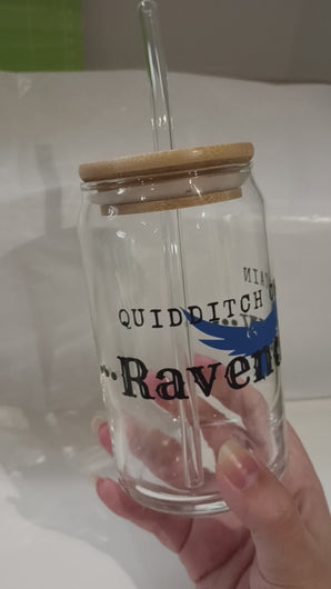 I am so thrilled to finally be launching these stunning glasses to our geeky community. How cool are these Hogwarts Quidditch team inspired pieces!? A must have for any potter head. They are available in all for houses plus we have a Luna themed one so make sure you browse through everything.  Glass size: 475ml. Care: Hand wash only. Do not soak or microwave  Lids and straws need to be added to cart separately and can be found in the "Glasses, Lids and Straws" collection