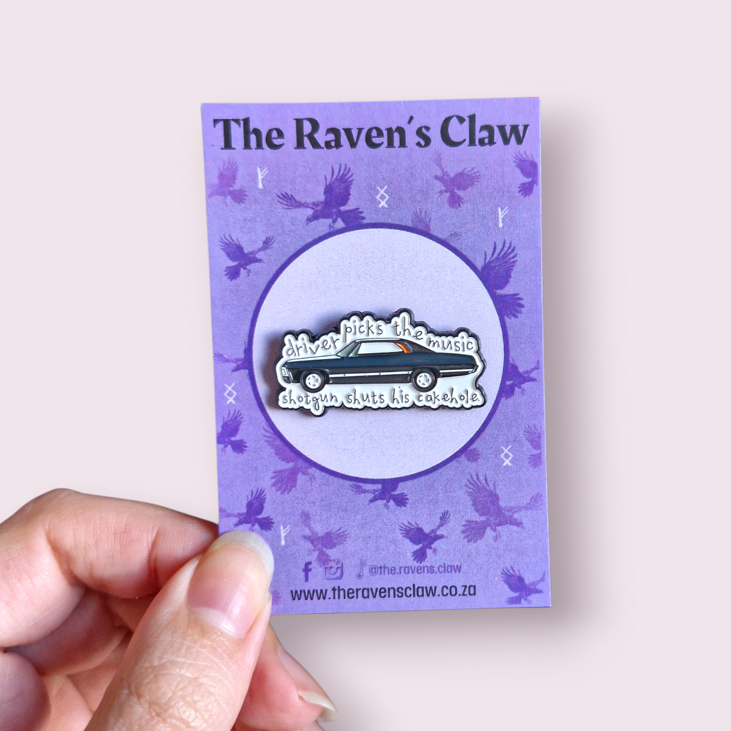 Supernatural Inspired Cakehole Pin