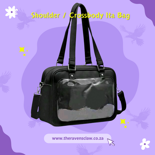 Pin Display Crossbody / Over shoulder Ita Bag