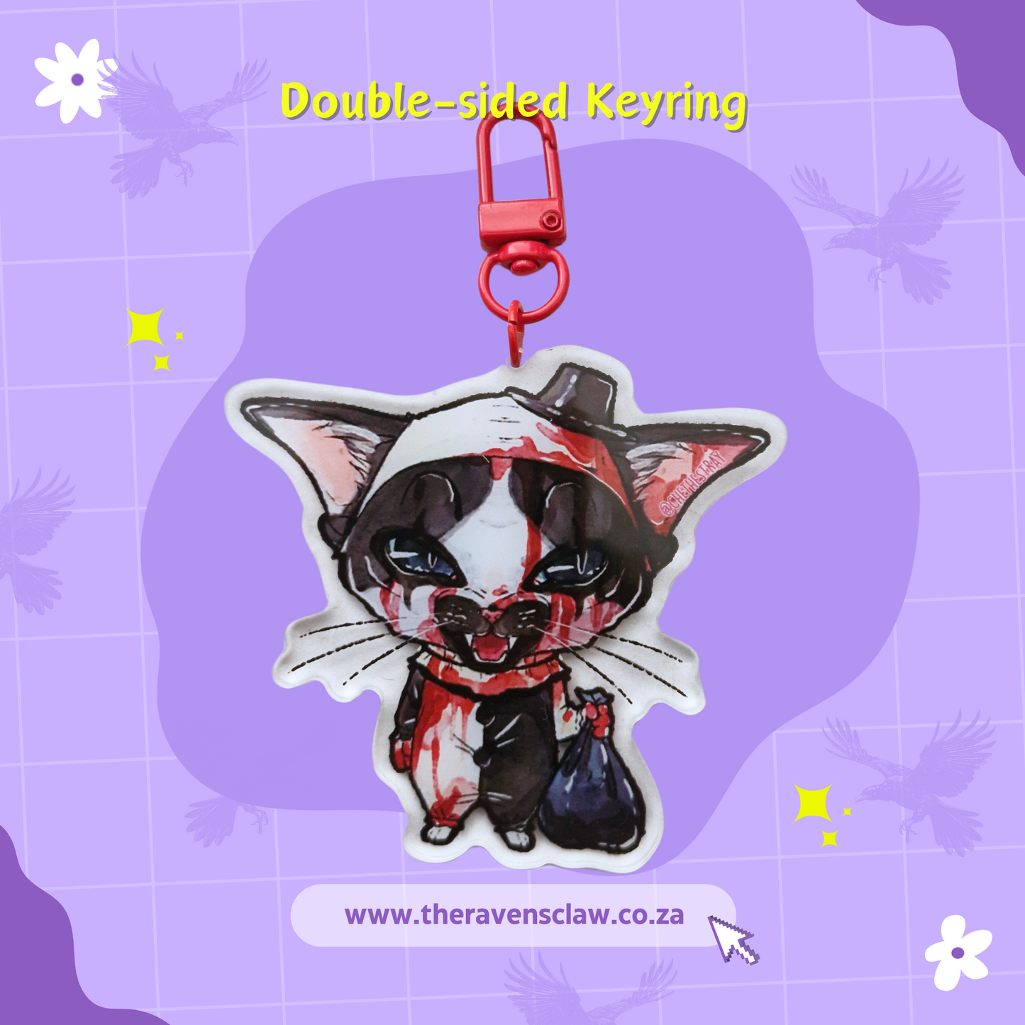 Terrifier Cat Keyring
