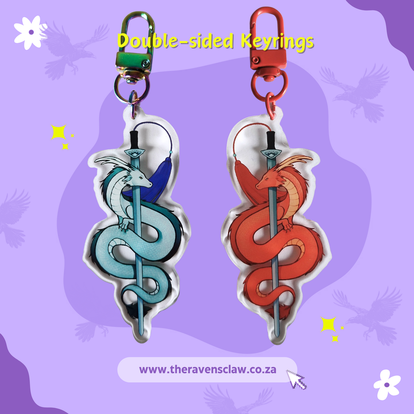 Dragon Sword Keyring
