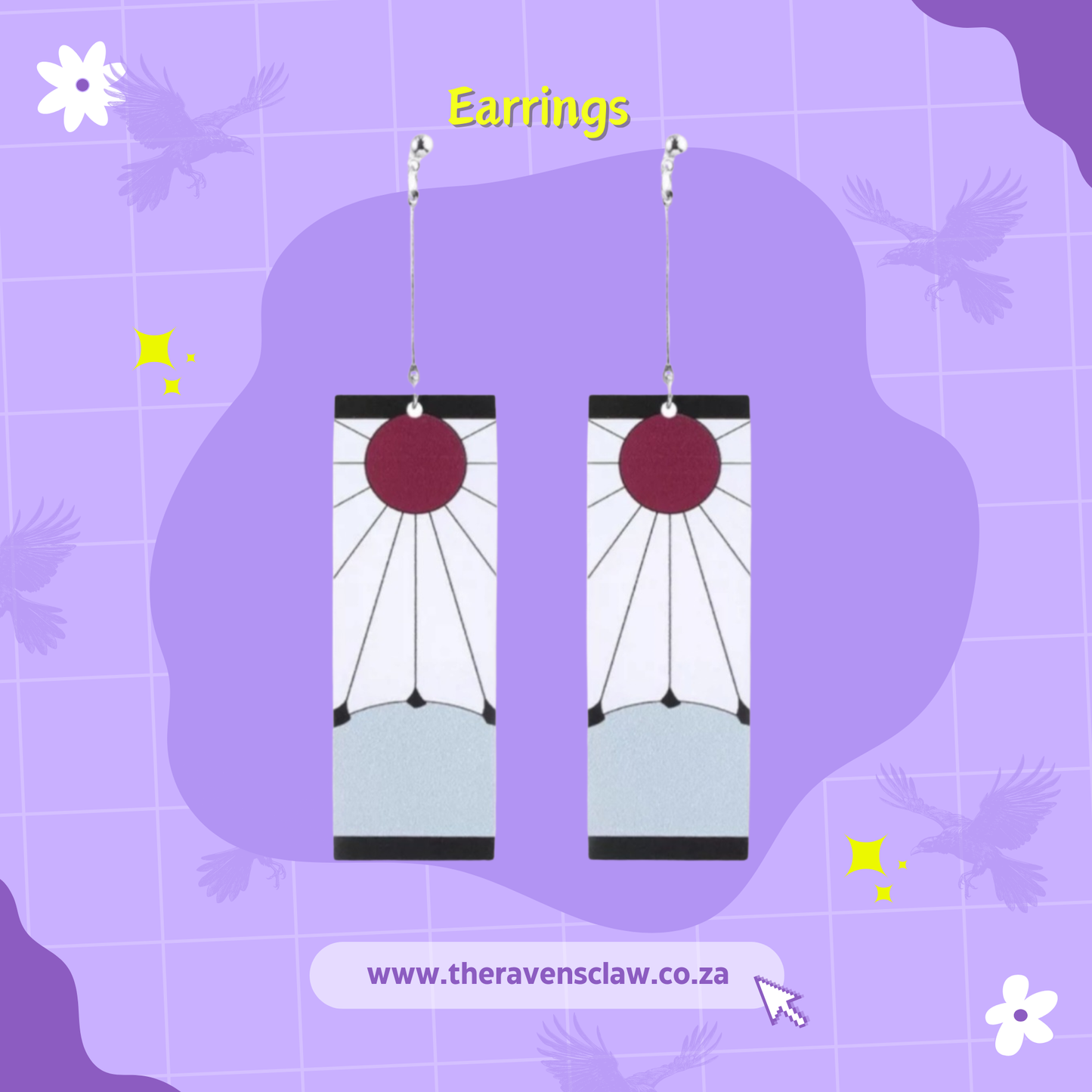 Demon Slayer Inspired Tanjiro Earrings