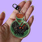 Mothman inspired Keyring