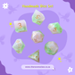 Strawberry Matcha Handmade Dice Set