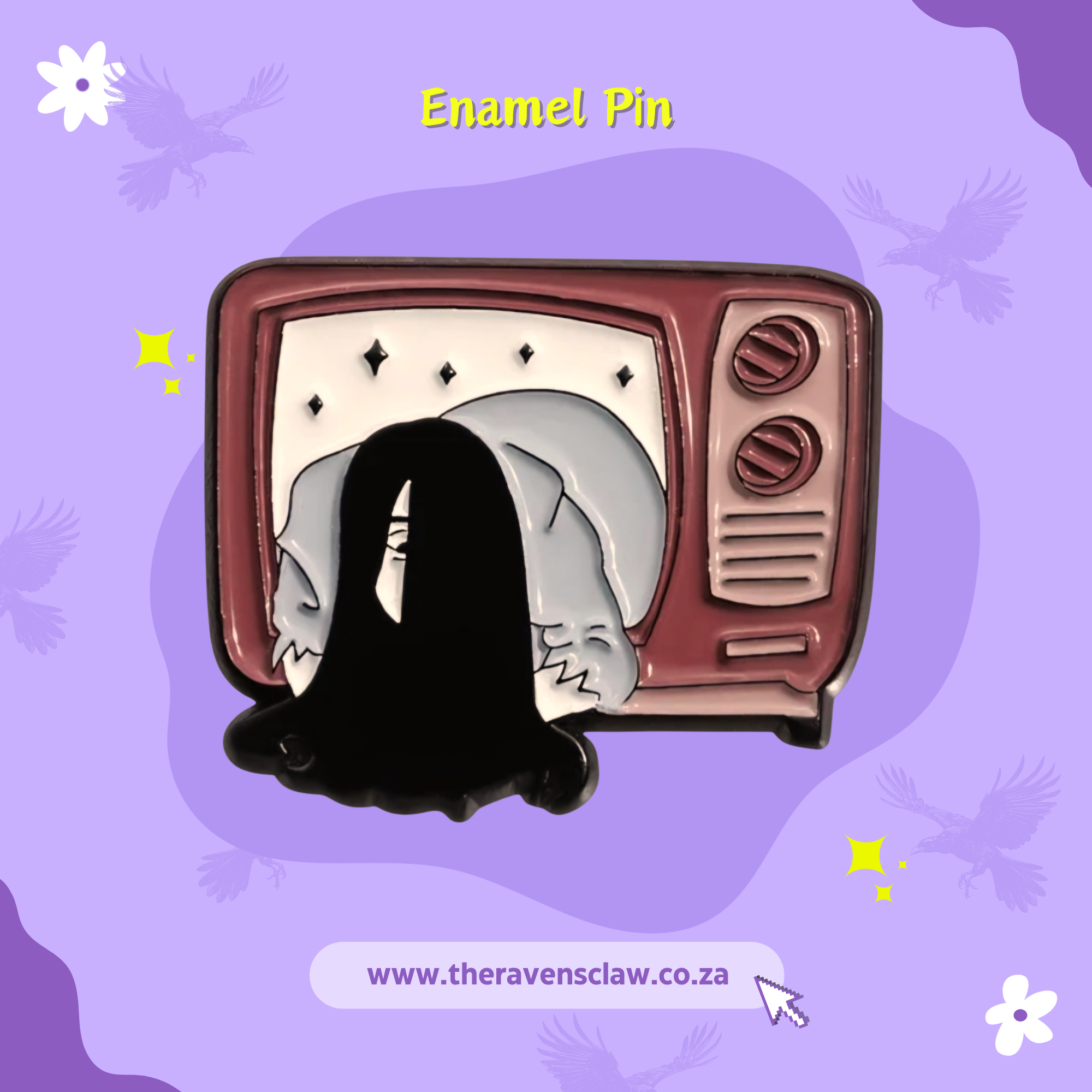 The Ring Inspired TV Pin – The Raven's Claw