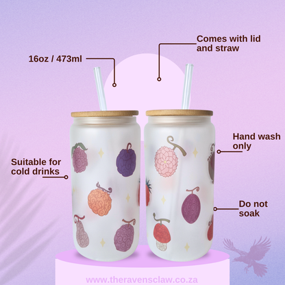 One Piece inspired Fruit Libby Glass