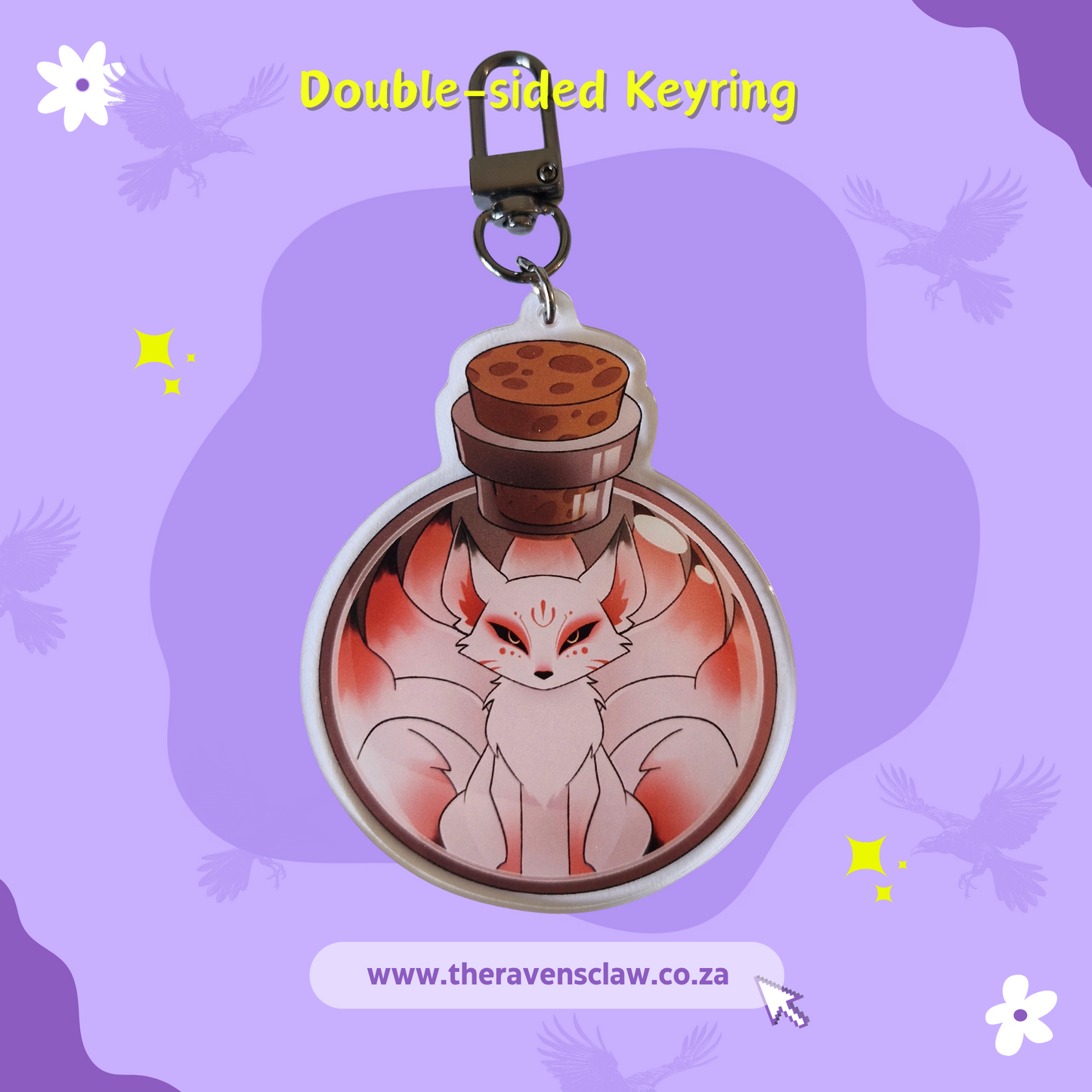 Kitsune Jar Keyring