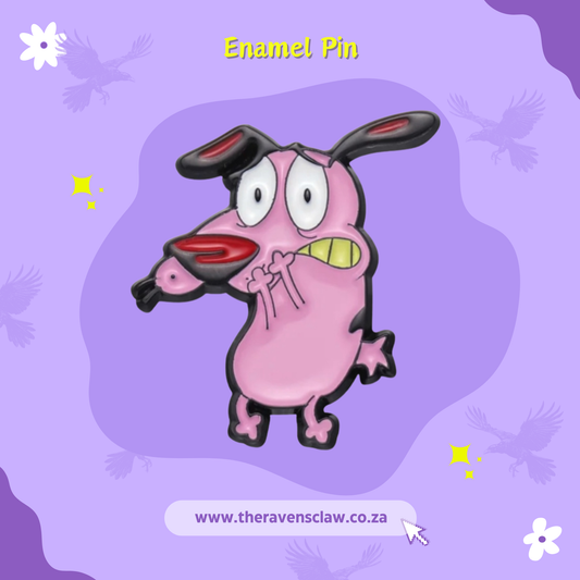 Courage The Cowardly Dog Inspired Pin