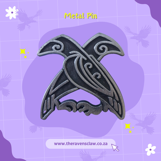 Odin's Ravens (Huginn and Muinn) Pin