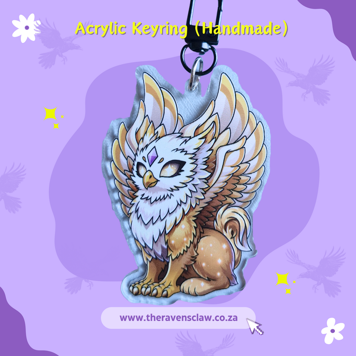Cosmic Griffin Keyring