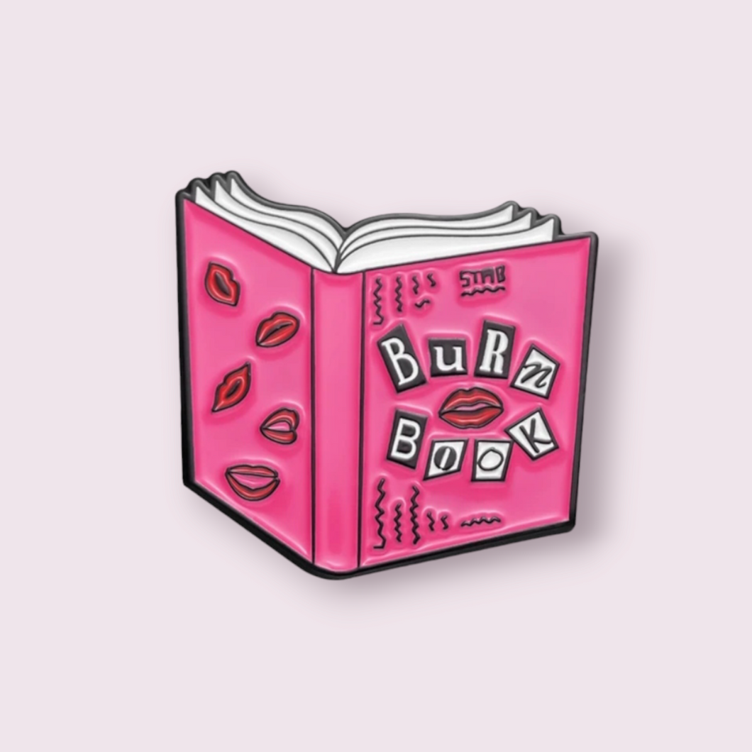 Mean Girls Inspired Burn Book Pin