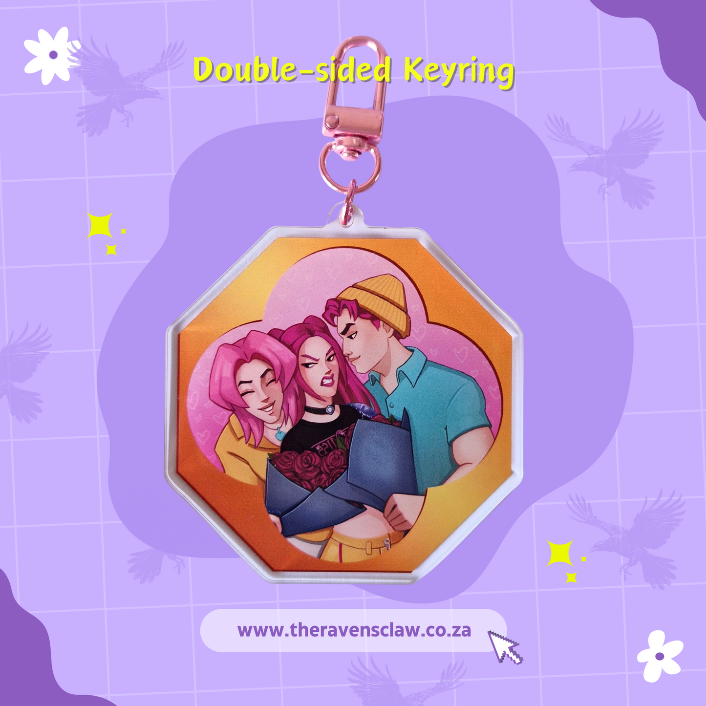 K-pop Demon Hunters inspired Keyring