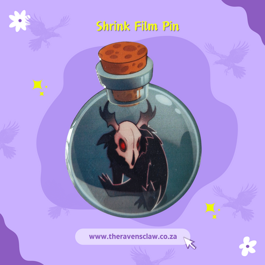 Wendigo inspired Shrink Film Pin