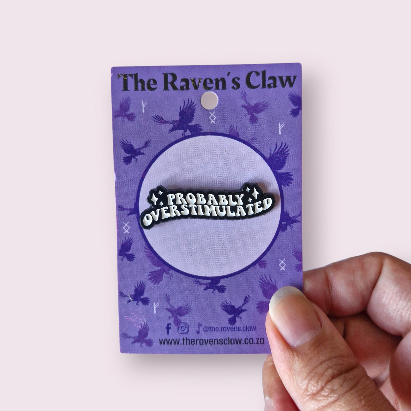 Probably Overstimulated Pin