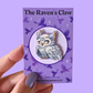 Cosmic Snowy Owl Shrink Film Pin