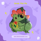 DnD inspired Druid Frog Shrink Film Pin