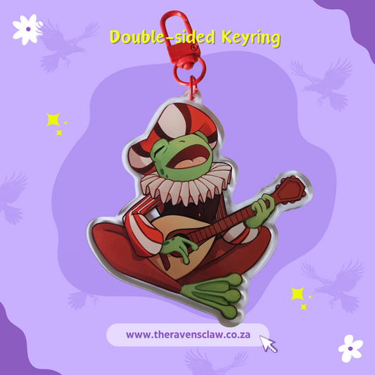 DnD inspired Bard Frog Keyring