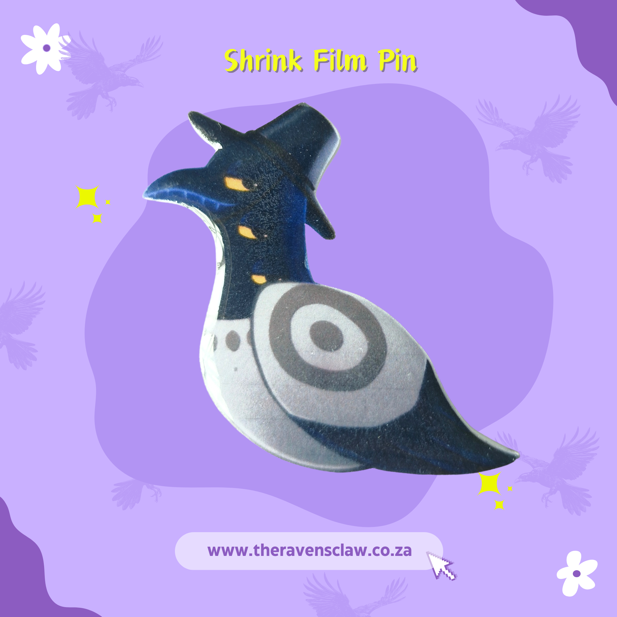 K-pop Demon Hunters Inspired Sussie Shrink Film Pin – The Raven's Claw