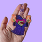 DnD inspired Wizard Frog Keyring