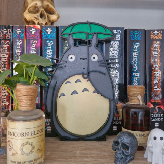 My Neighbor Totoro Inspired Studio Gibli 3D Layered Wall Art