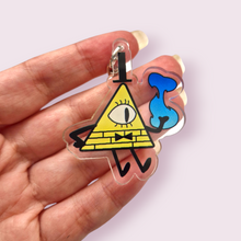 Load image into Gallery viewer, Gravity Falls Inspired Keyring
