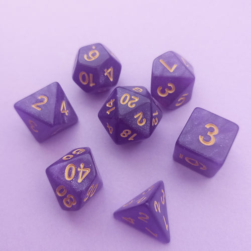 We're trying out something new and these stunning limited addition resin DnD dice are just a little teaser before we hopefully launching our own custom dice range later this year. All of our dice will be limited and mostly will not be restocked as each batch comes out differently. Please note each set will be different to the next depending on the pour.
