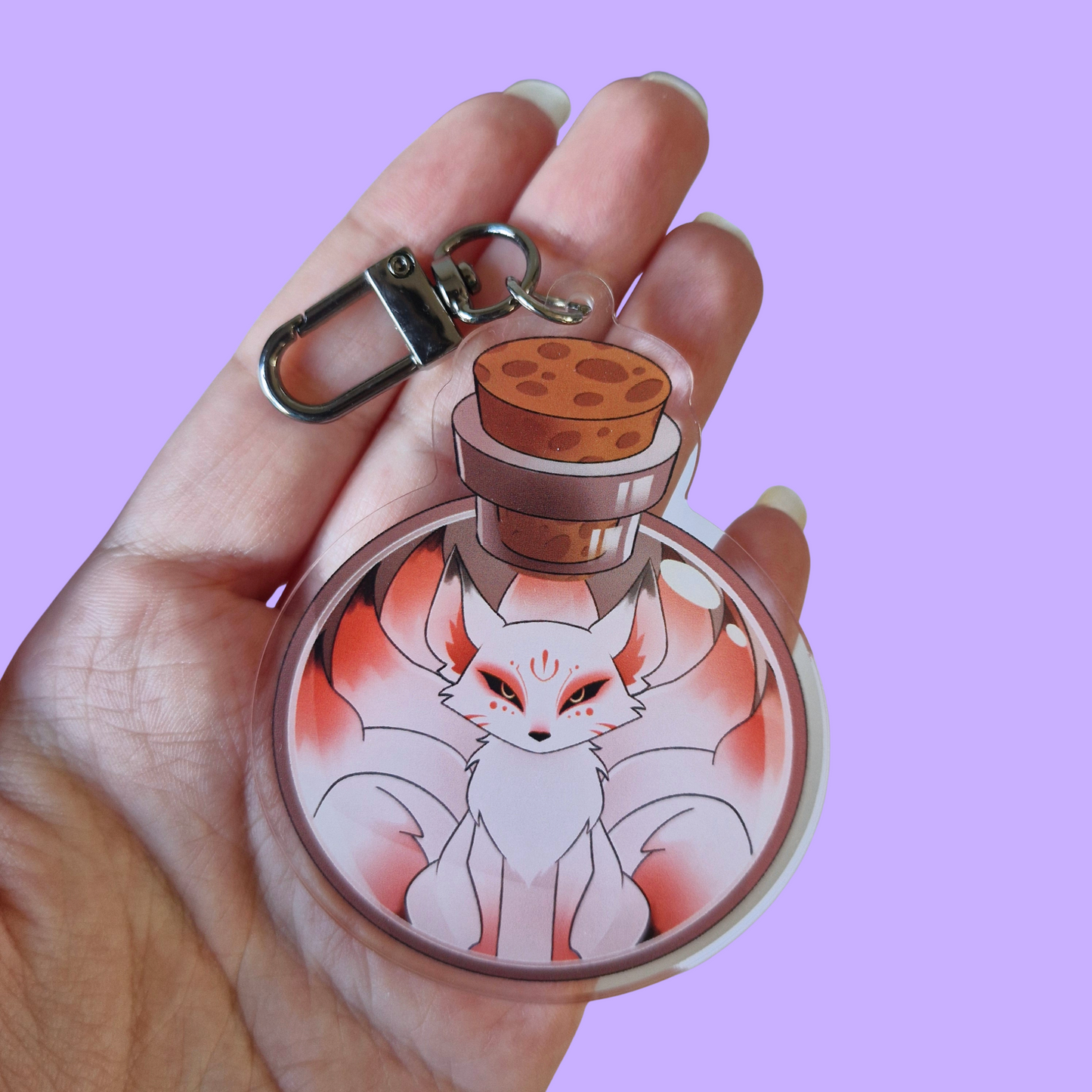 Kitsune Jar Keyring
