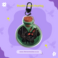 Mothman inspired Keyring