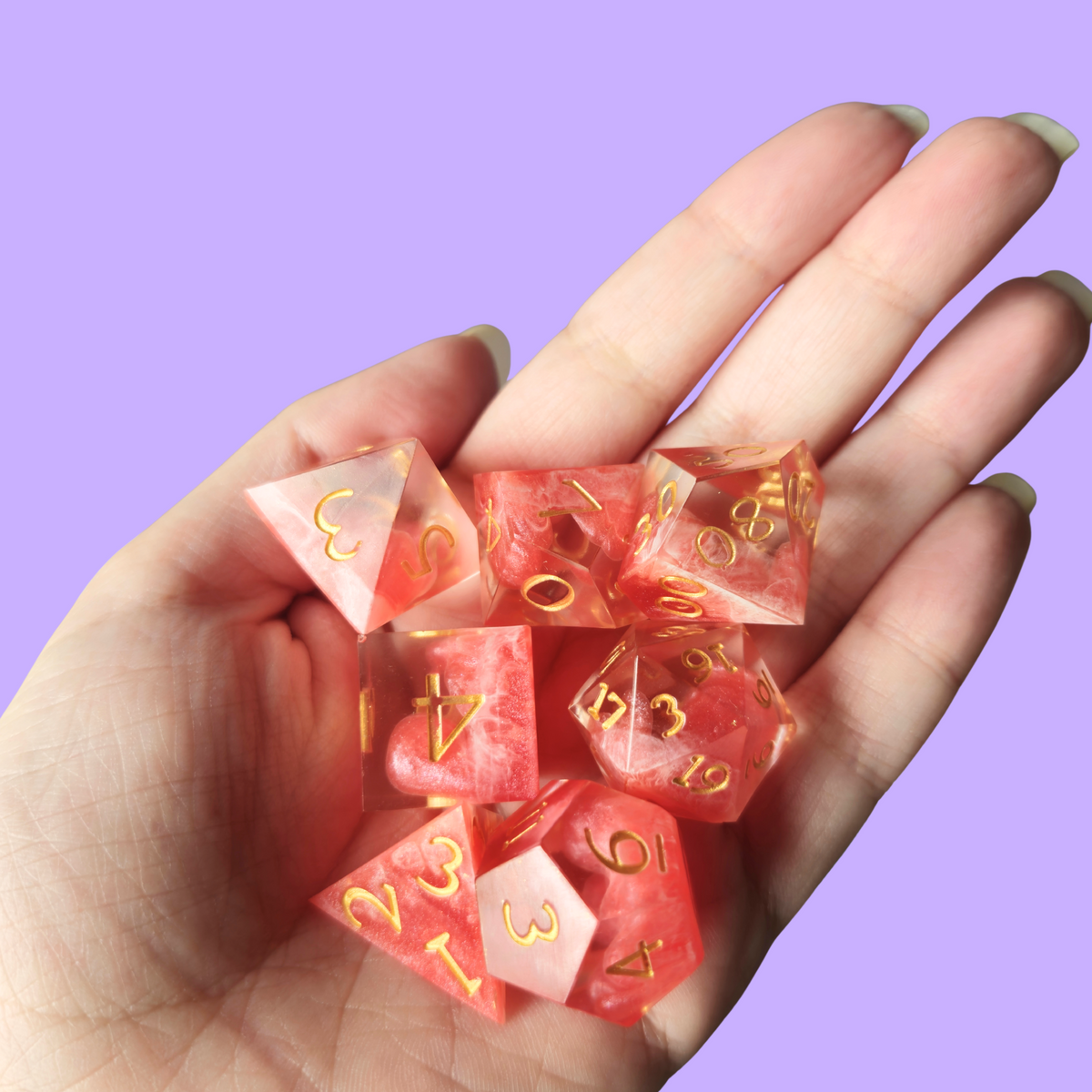 Love Potion Handmade Dice Set