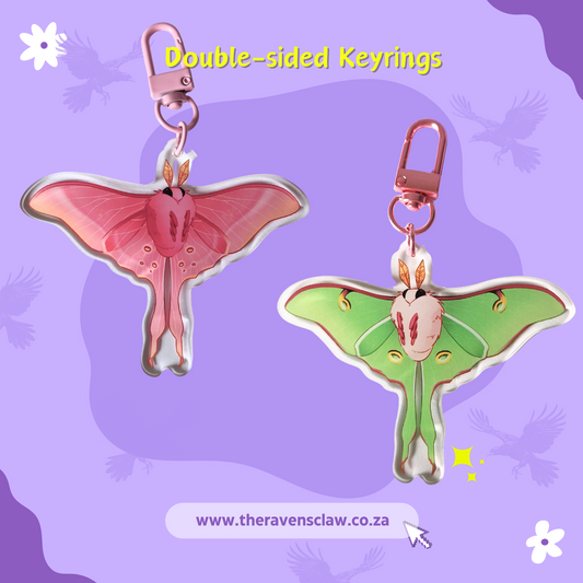 Moth Keyrings