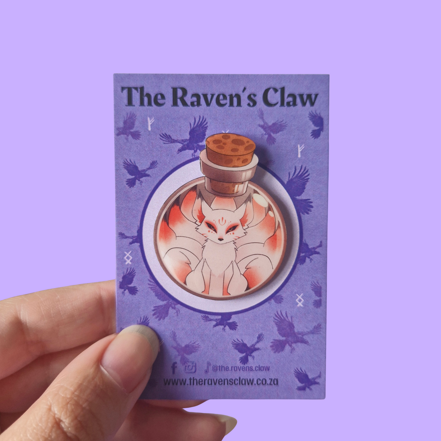 Kitsune Jar Shrink Film Pin