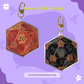 D20 Dice Keyrings