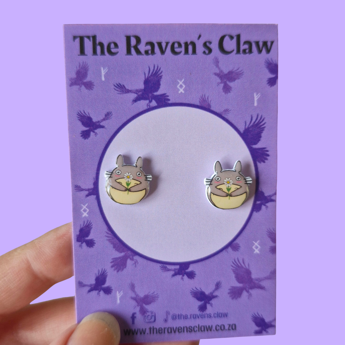 My Neighbour Totoro Inspired Stud Earrings