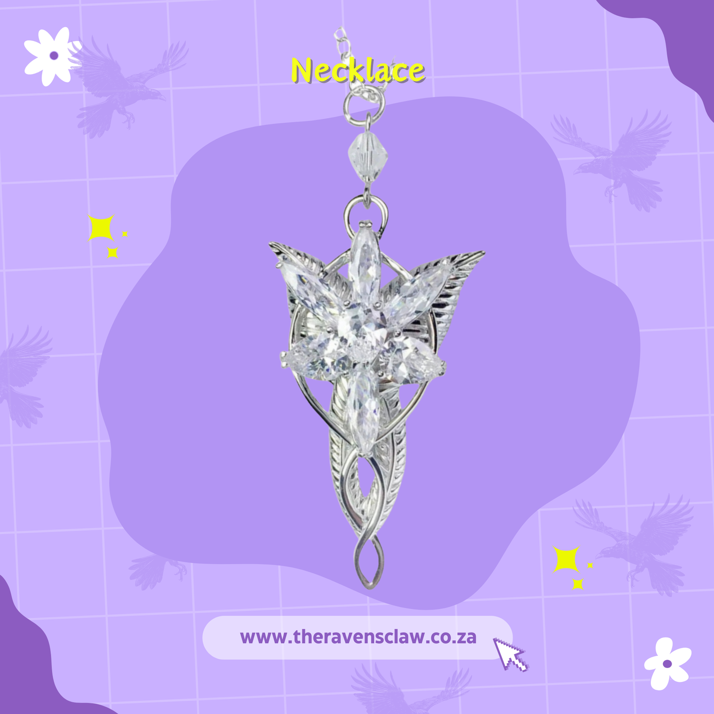 Lord of the Rings Inspired - Evenstar Necklace