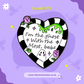 Beetlejuice inspired Heart Pin