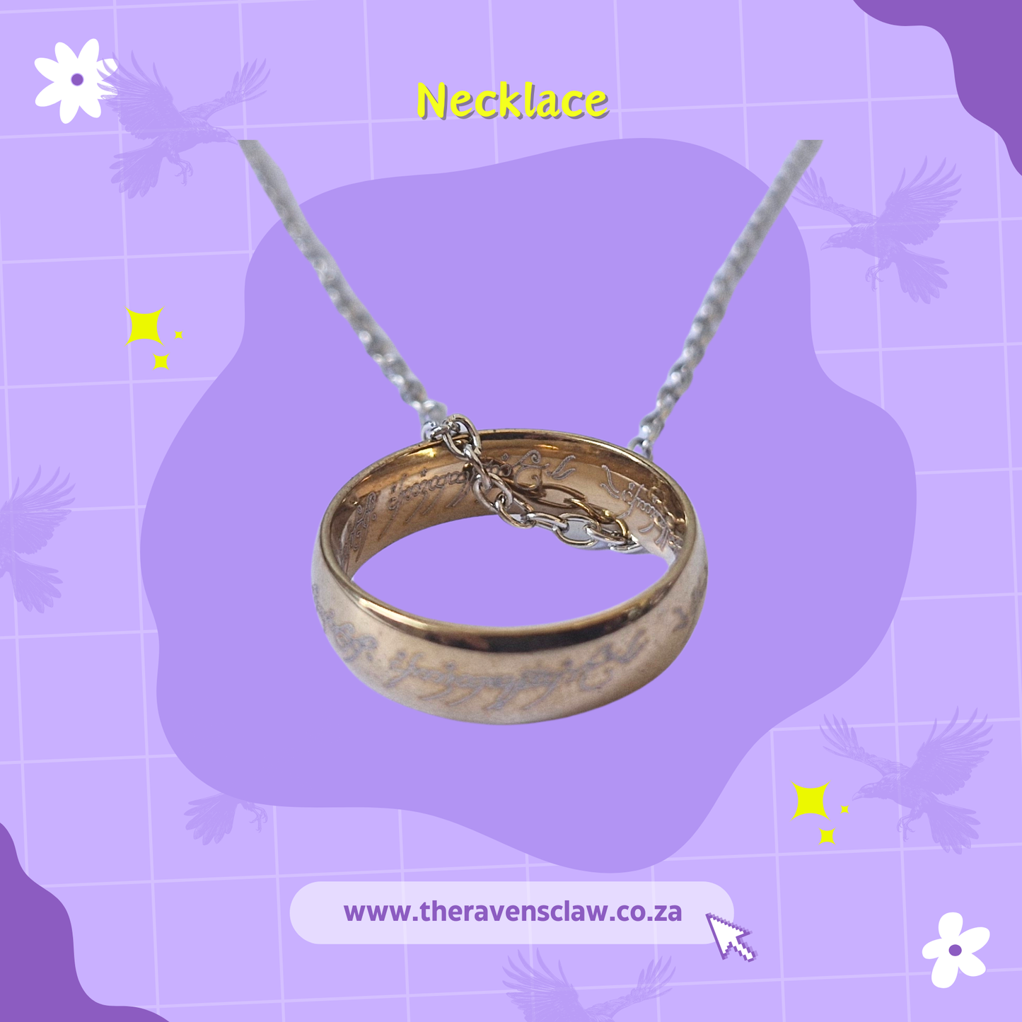 Lord of the Rings Inspired - One Ring Necklace