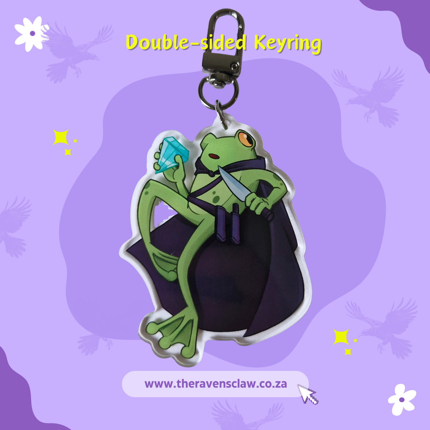 DnD inspired Rogue Frog Keyring