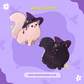Witch's Familiar Cat Shrink Film Pin