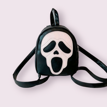 Load image into Gallery viewer, Scream Inspired Ghostface Small Backpack Bag

