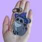 Witch's Familiar Raccoon Keyring
