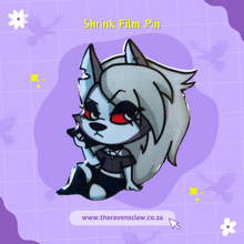 Load image into Gallery viewer, Helluva Boss Inspired Loona Shrink Film Pin
