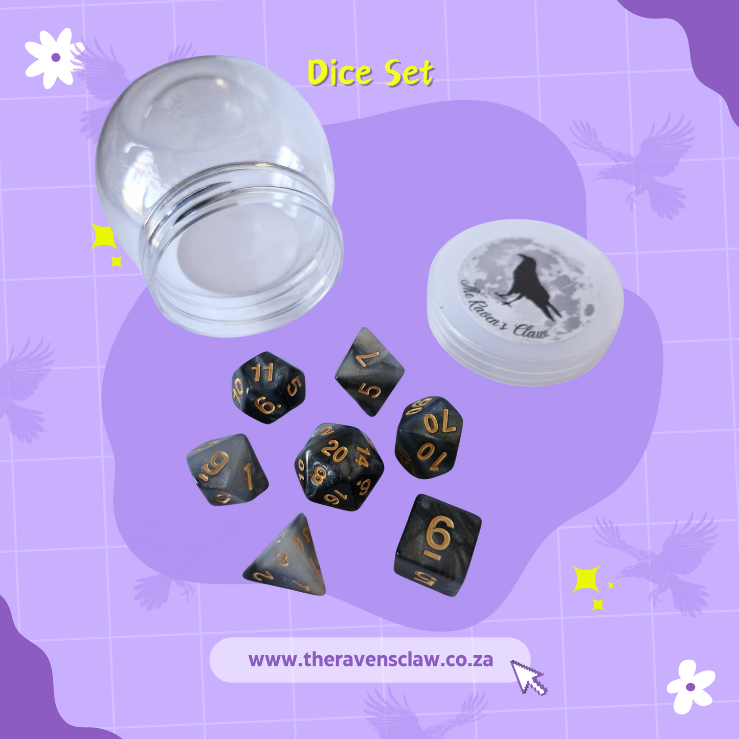 Moon Night Dice Set
