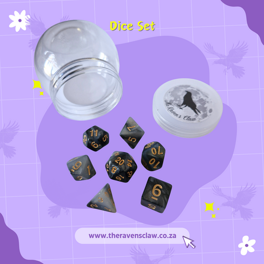 Moon Night Dice Set