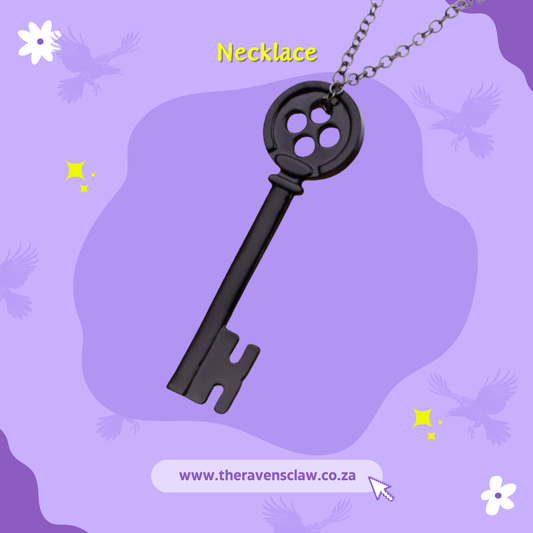 Coraline Inspired Key Necklace